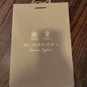 Burberry shopping bag